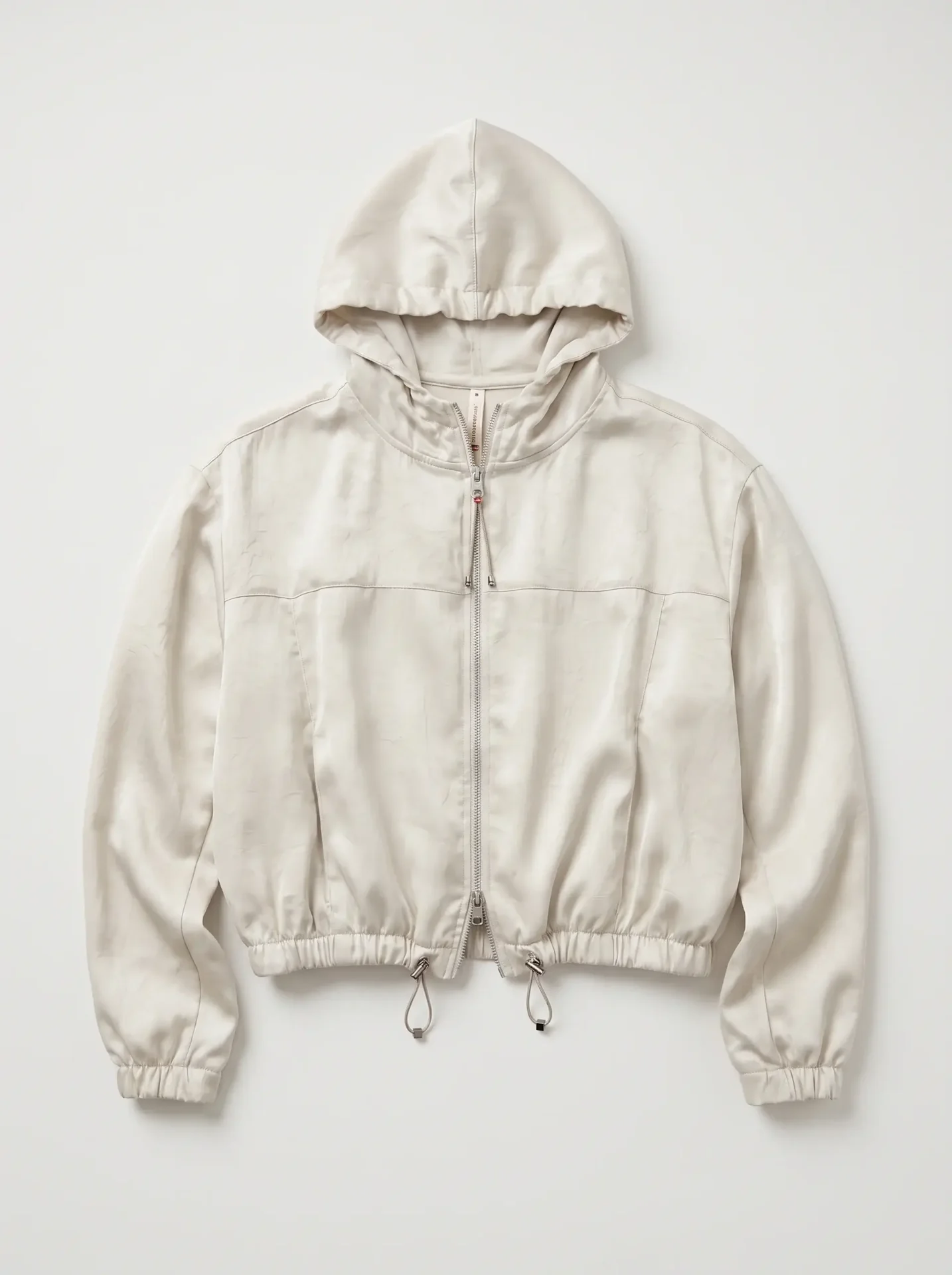 studionoa-fw27-drop1-116 NOA'S SATIN HOODIE | בז׳ – תמונה 1