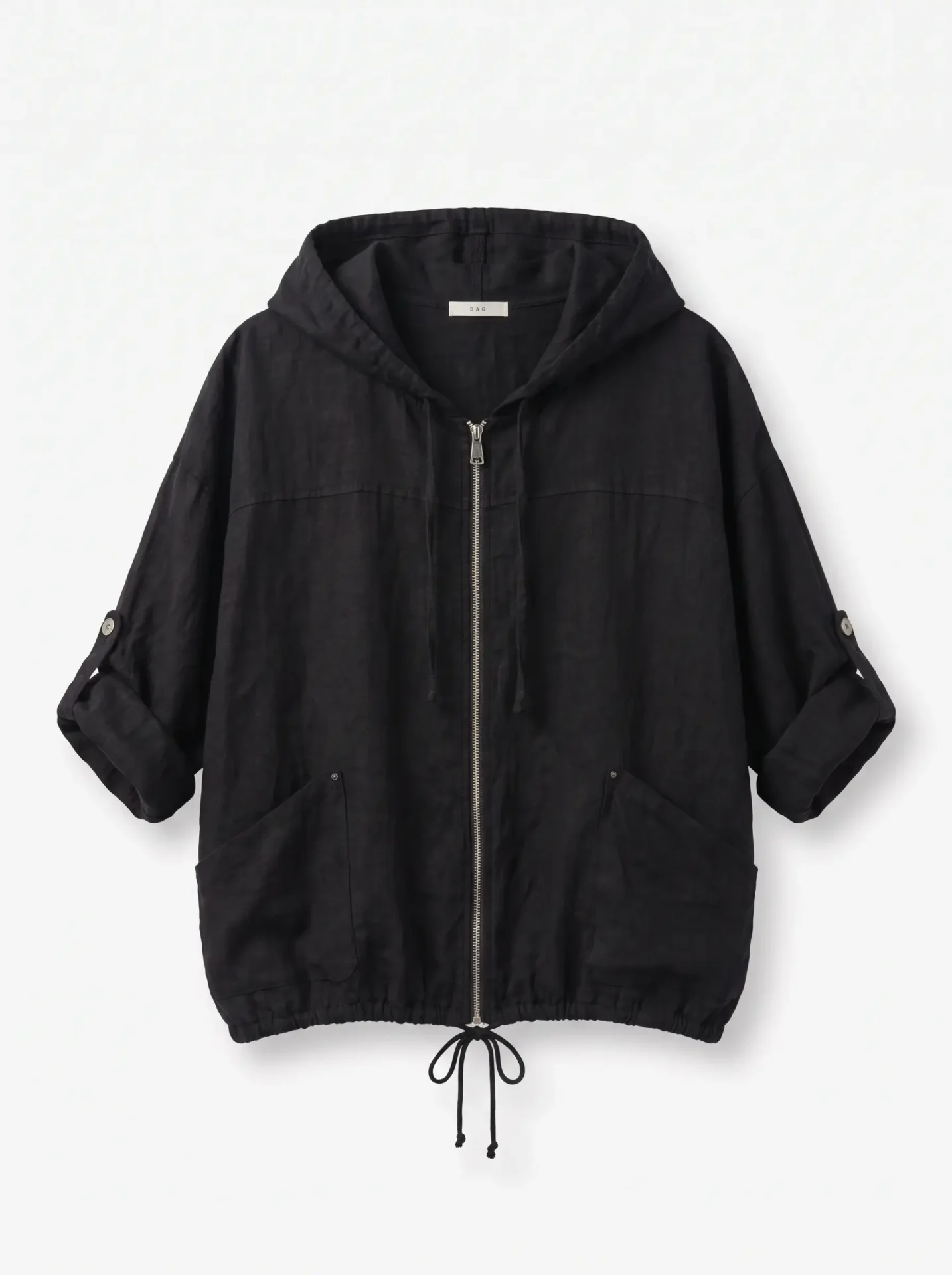 studionoa-fw27-drop1-129 LINO HOODIE | שחור – תמונה 1