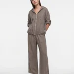 LINO COOL PANTS | אפור