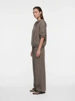 ⁦LINO COOL PANTS | אפור⁩ – תמונה ⁦4⁩