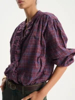 ⁦CAMILE SHIRT | בורדו⁩ – תמונה ⁦2⁩