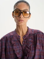 ⁦CAMILE SHIRT | בורדו⁩ – תמונה ⁦6⁩