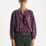 CAMILE SHIRT | בורדו
