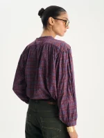 ⁦CAMILE SHIRT | בורדו⁩ – תמונה ⁦4⁩