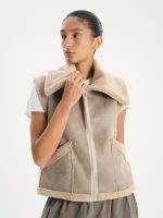 ⁦ASPEN VEST | מוקה⁩ – תמונה ⁦5⁩
