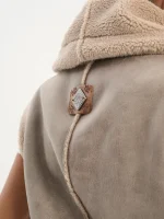 ⁦ASPEN VEST | מוקה⁩ – תמונה ⁦6⁩