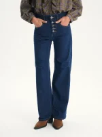 ⁦BOYFRIEND JEANS | ג׳ינס כהה⁩ – תמונה ⁦2⁩
