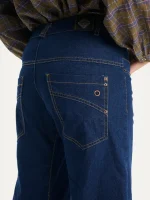 ⁦BOYFRIEND JEANS | ג׳ינס כהה⁩ – תמונה ⁦4⁩