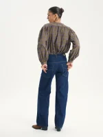 ⁦BOYFRIEND JEANS | ג׳ינס כהה⁩ – תמונה ⁦5⁩