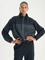 UPTOWN JACKET | שחור מחולק