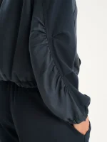 ⁦UPTOWN JACKET | שחור מחולק⁩ – תמונה ⁦4⁩