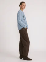 ⁦MEMORIES SHIRT | תכלת⁩ – תמונה ⁦4⁩