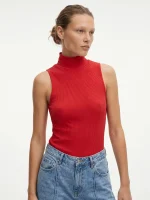 ⁦MIMI GOLF TOP | אדום⁩ – תמונה ⁦6⁩