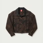 K - DENIM JACKET | חום
