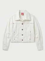 K - DENIM JACKET | לבן