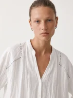 ⁦PAPER SHIRT | לבן⁩ – תמונה ⁦9⁩